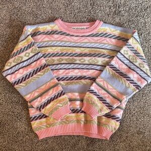 Bench Vintage Women's Multicolor Striped Sweater